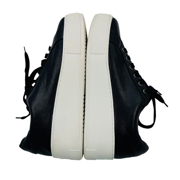 J/SLIDES Black and White Platform Sneakers - Picture 5 of 10